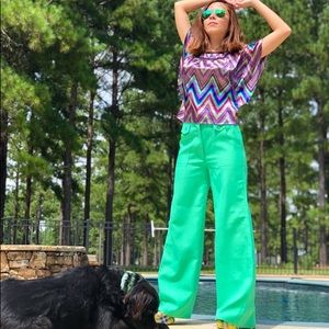 VINTAGE 70s WIDE LEG BELL BOTTOMS